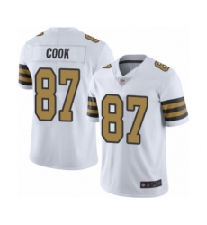 Men's New Orleans Saints #87 Jared Cook Limited White Rush Vapor Untouchable Football Jersey