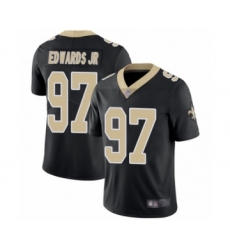 Youth New Orleans Saints #97 Mario Edwards Jr Black Team Color Vapor Untouchable Limited Player Football Jersey