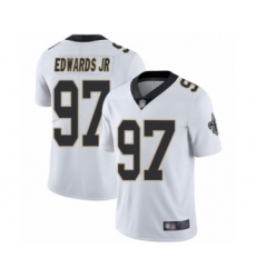 Youth New Orleans Saints #97 Mario Edwards Jr White Vapor Untouchable Limited Player Football Jersey