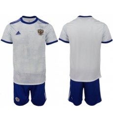 Russia Blank Away Soccer Country Jersey