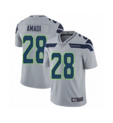 Youth Seattle Seahawks #28 Ugo Amadi Grey Alternate Vapor Untouchable Limited Player Football Jersey
