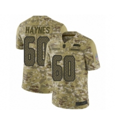 Men's Seattle Seahawks #60 Phil Haynes Limited Camo 2018 Salute to Service Football Jersey
