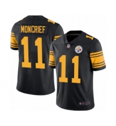 Men's Pittsburgh Steelers #11 Donte Moncrief Limited Black Rush Vapor Untouchable Football Jersey