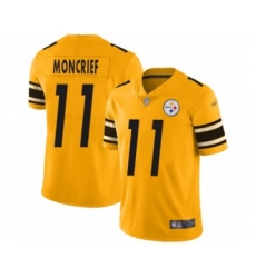 Men's Pittsburgh Steelers #11 Donte Moncrief Limited Gold Inverted Legend Football Jersey
