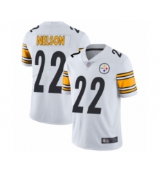 Youth Pittsburgh Steelers #22 Steven Nelson White Vapor Untouchable Limited Player Football Jersey