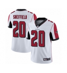 Men's Atlanta Falcons #20 Kendall Sheffield White Vapor Untouchable Limited Player Football Jerseyey