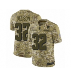 Men's Atlanta Falcons #32 Qadree Ollison Limited Camo 2018 Salute to Service Football Jersey