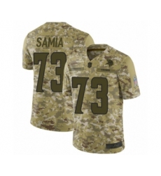 Youth Minnesota Vikings #73 Dru Samia Limited Camo 2018 Salute to Service Football Jersey