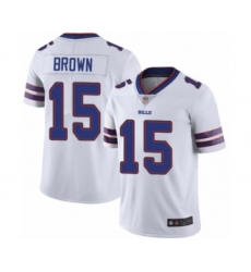 Men's Buffalo Bills #15 John Brown White Vapor Untouchable Limited Player Football Jersey