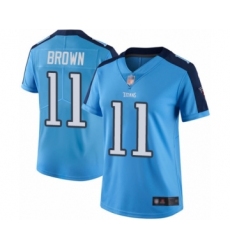 Women's Tennessee Titans #11 A.J. Brown Limited Light Blue Rush Vapor Untouchable Football Jersey