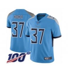 Men's Tennessee Titans #37 Amani Hooker Light Blue Alternate Vapor Untouchable Limited Player 100th Season Football Jersey