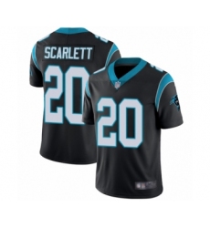 Men's Carolina Panthers #20 Jordan Scarlett Black Team Color Vapor Untouchable Limited Player Football Jersey