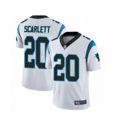 Youth Carolina Panthers #20 Jordan Scarlett White Vapor Untouchable Limited Player Football Jersey