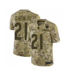 Men's Chicago Bears #21 Ha Clinton-Dix Limited Camo 2018 Salute to Service Football Jersey