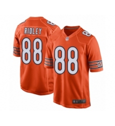 Men's Chicago Bears #88 Riley Ridley Game Orange Alternate Football Jersey