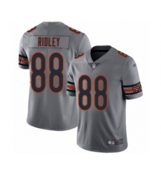 Women's Chicago Bears #88 Riley Ridley Limited Silver Inverted Legend Football Jersey