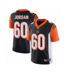 Men's Cincinnati Bengals #60 Michael Jordan Black Team Color Vapor Untouchable Limited Player Football Jersey