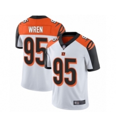 Youth Cincinnati Bengals #95 Renell Wren White Vapor Untouchable Limited Player Football Jersey
