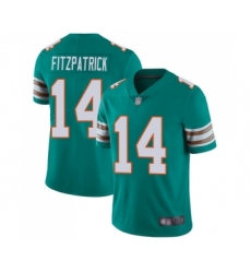 Youth Miami Dolphins #14 Ryan Fitzpatrick Aqua Green Alternate Vapor Untouchable Limited Player Football Jersey