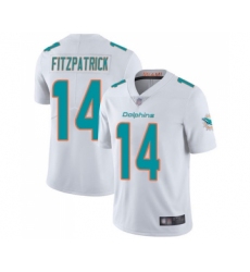 Youth Miami Dolphins #14 Ryan Fitzpatrick White Vapor Untouchable Limited Player Football Jersey