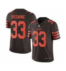 Youth Cleveland Browns #33 Sheldrick Redwine Limited Brown Rush Vapor Untouchable Football Jersey