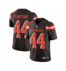 Youth Cleveland Browns #44 Sione Takitaki Brown Team Color Vapor Untouchable Limited Player Football Jersey