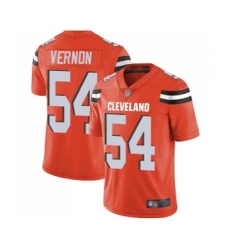 Men's Cleveland Browns #54 Olivier Vernon Orange Alternate Vapor Untouchable Limited Player Football Jersey
