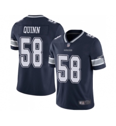 Men's Dallas Cowboys #58 Robert Quinn Navy Blue Team Color Vapor Untouchable Limited Player Football Jersey