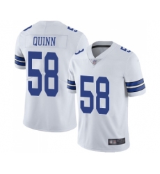 Men's Dallas Cowboys #58 Robert Quinn White Vapor Untouchable Limited Player Football Jersey