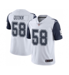 Youth Dallas Cowboys #58 Robert Quinn Limited White Rush Vapor Untouchable Football Jersey