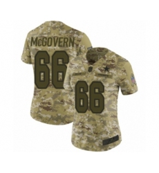 Women's Dallas Cowboys #66 Connor McGovern Limited Camo 2018 Salute to Service Football Jersey