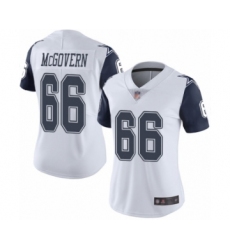 Women's Dallas Cowboys #66 Connor McGovern Limited White Rush Vapor Untouchable Football Jersey