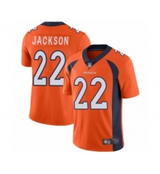 Youth Denver Broncos #22 Kareem Jackson Orange Team Color Vapor Untouchable Limited Player Football Jersey