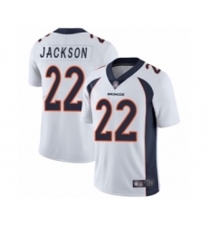 Youth Denver Broncos #22 Kareem Jackson White Vapor Untouchable Limited Player Football Jersey