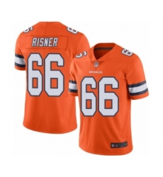Youth Denver Broncos #66 Dalton Risner Limited Orange Rush Vapor Untouchable Football Jersey