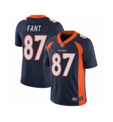 Youth Denver Broncos #87 Noah Fant Navy Blue Alternate Vapor Untouchable Limited Player Football Jersey