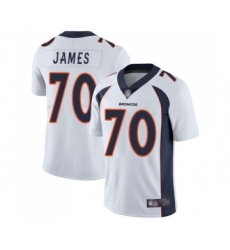 Men's Denver Broncos #70 Ja Wuan James White Vapor Untouchable Limited Player Football Jersey