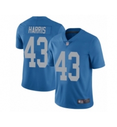 Youth Detroit Lions #43 Will Harris Blue Alternate Vapor Untouchable Limited Player Football Jersey