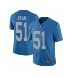 Youth Detroit Lions #51 Jahlani Tavai Blue Alternate Vapor Untouchable Limited Player Football Jersey