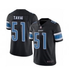 Youth Detroit Lions #51 Jahlani Tavai Limited Black Rush Vapor Untouchable Football Jersey