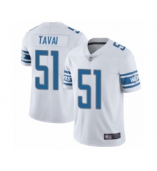 Youth Detroit Lions #51 Jahlani Tavai White Vapor Untouchable Limited Player Football Jersey
