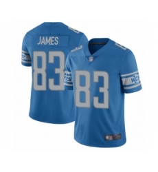 Youth Detroit Lions #83 Jesse James Blue Team Color Vapor Untouchable Limited Player Football Jersey