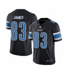 Youth Detroit Lions #83 Jesse James Limited Black Rush Vapor Untouchable Football Jersey