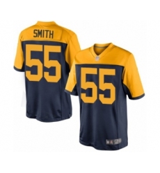 Men's Green Bay Packers #55 Za'Darius Smith Limited Navy Blue Alternate Football Jersey