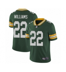 Youth Green Bay Packers #22 Dexter Williams Green Team Color Vapor Untouchable Limited Player Football Jersey