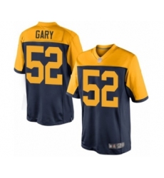 Men's Green Bay Packers #52 Rashan Gary Limited Navy Blue Alternate Football Jersey