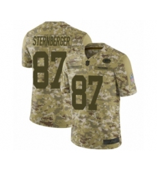 Men's Green Bay Packers #87 Jace Sternberger Limited Camo 2018 Salute to Service Football Jersey