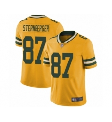 Youth Green Bay Packers #87 Jace Sternberger Limited Gold Rush Vapor Untouchable Football Jersey