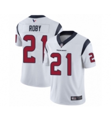 Men's Houston Texans #21 Bradley Roby White Vapor Untouchable Limited Player Football Jersey