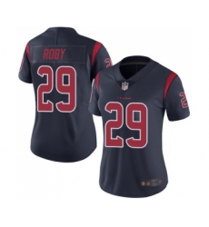 Women's Houston Texans #29 Bradley Roby Limited Navy Blue Rush Vapor Untouchable Football Jersey